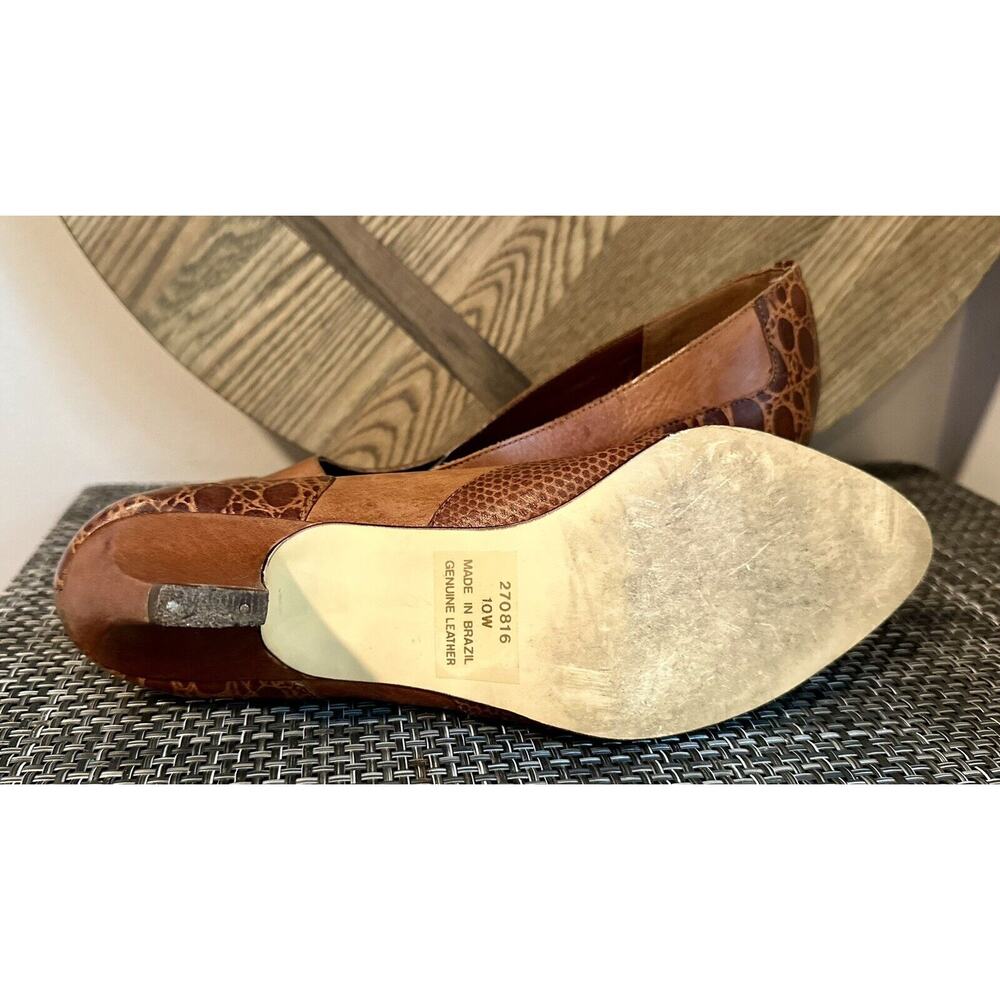 Vintage Anne Wells Leather Heels Leather Patterns Size 10 - Picture 6 of 7